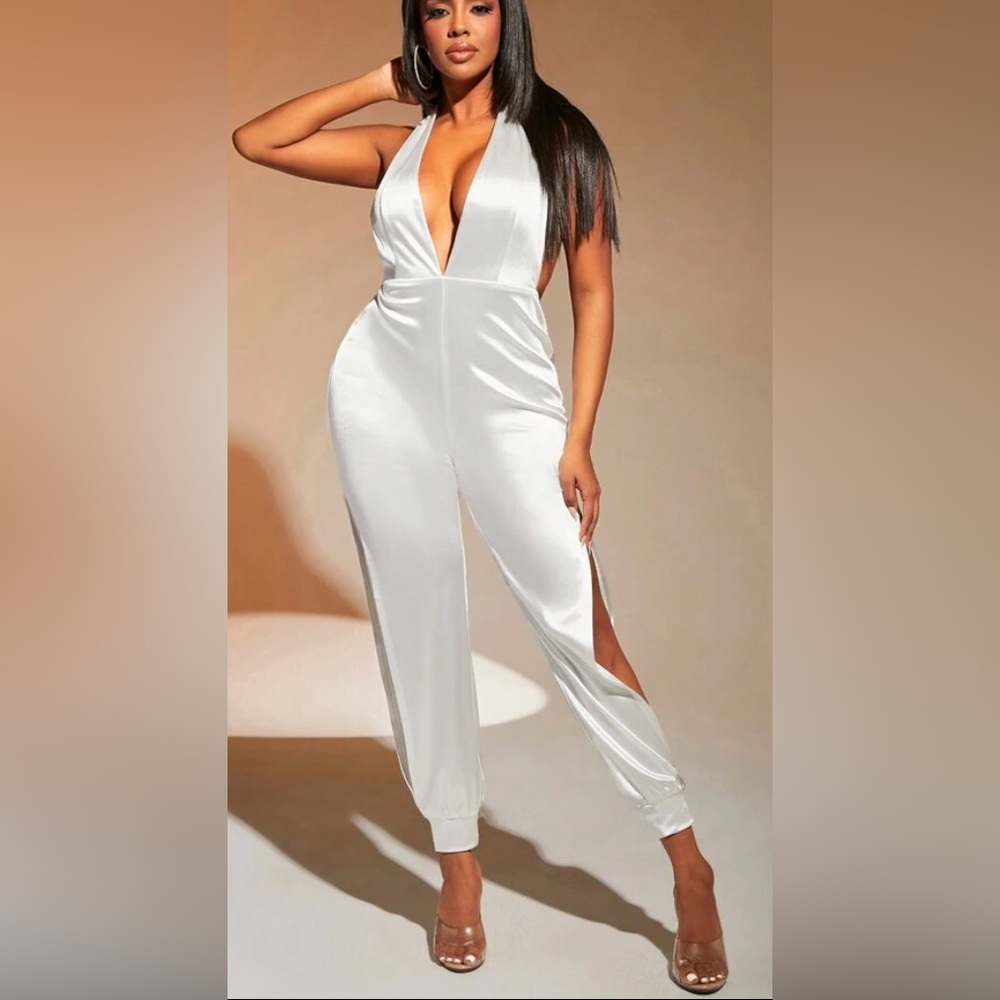 Sheer Halter Jumpsuit